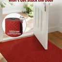 jxgzyy 2'11" x 9'10" Red Carpet Runner for Party, Non-Slip Red Outdoor Rug for Holiday, Wedding, Party, Event