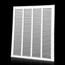 20x25 Air Return Grille(Duct Opening Size),Air Return Vent Cover,Flat Vent Cover,Rejillas De Aire Acondicionado para Casa,Return Air Grilles,Outer Dimensions:21.75"Wx26.75"H(20"Wx25"H, Duct Opening)