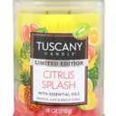 Tuscany Limited Edition Scented Triple Pour Jar Candle Citrus Splash, 18 oz