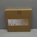 Topkey 12" Wooden Look Wall Clock Silent Non-Ticking 3D Numbers Colorful Decorative Round Clock for Living Room, Bedroom and Office Battery Not Included - Light Brown