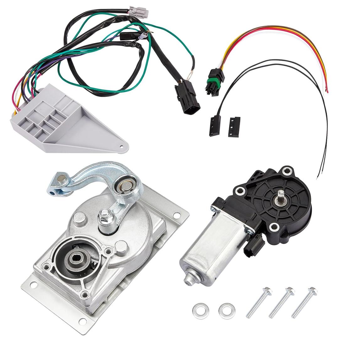 RV Step Motor Conversion Kit Compatible with A Linkage Gearbox Replacement for Kwikee 22 23 28A 30 32 33 34 35 36 38 and 40 Steps Series 379147 379160 909510000