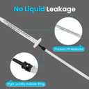 60 PCS 1ml Syringe with Cap for Liquid,Oral Syringes without Needle for Medicine Dropper, Colostrum Collect, Feeding Pets, Liquid Measuring, Individually Sealed, Luer Slip