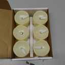 Homemory 2" x 2" Timer Flickering Flameless Candles, Realistic Battery Operated Votive Candles, 6Pack 3D Wick Electric Fake Candles for Christmas, Wedding, Home Decorations (Ivory Base)