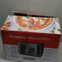 Gourmia French Door Air Fryer  25 Qt Large Capacity Convection Oven, Fryfroce 360, Digital Display with 17 Cooking Presets, Bake, Toast, Roast, Dehydrate, Fits 12 Pizza (Stainless Steel)