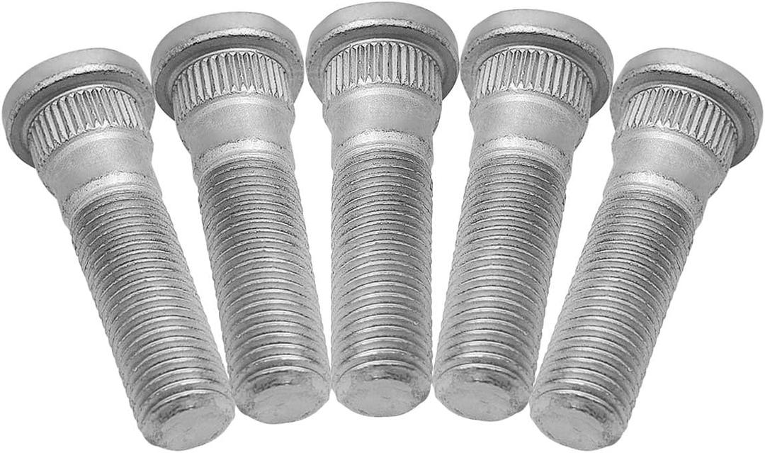 5PCS M12x1.25 Wheel Stud Lug Bolt Compatible with Infiniti FX35 G20 I30 Q45 Q50 Q60 QX60 QX70 Nissan 370Z Cube Frontier GT-R Quest Leaf Murano Maxima Stanza NV200 Rogue Titan