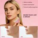 Lymphatic Drainage Massager Brush for Face Contour Double Chin Reducer Lymphatic Drainage Brush to Cellulite Reduction and Relieve Fatigue