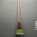 Garden Broom Multi Surface Sturdy Outdoor Coconut Bristle Upright 18 inch