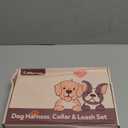 No Pull Dog Harness, Collar & Leash Set | Includes Dog Seat Belt, Collapsible Bowls & Poop Bag Dispenser. Ideal for Training, Walking, Hiking. Fits Small to Large Dogs(Pink-M)