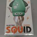 Vodolo Magic Electric Dancing Octopus Toy with Led Light and Music,Automatic Evasion Crawling Dancing Octopus Musical Toys with Fishing Rod,Dancing Squid Toy Baby Must Haves Tummy Time Baby Toys,Green