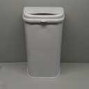 Ubbi Adult Diaper Pail, Steel Odor Locking, No Special Bag Required, Awards-Winning, Modern Design, White