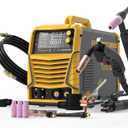 TOOLIOM 180A 4 in 1 MIG Welder Gas MIG/Flux MIG/Stick/Lift TIG Multiprocess Welding Machine 110V/220V Welder with Lift TIG Torch