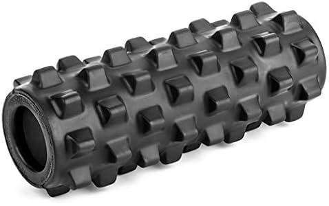 RumbleRoller DeepTissue Massage Roller, Black, 13Inch