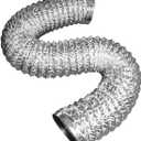 Cosmo 6 Inch 6 Foot Aluminum Flex Air Duct, Without Clamps, Ventilation Duct