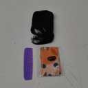 Short Hair Toppers for Women, Real Human Hair Toppers with Bangs, Clip in Human Topper for Thin hair, Thinning Crown Wiglets Hair Pieces Small Top Base 1.9"3.5" 8 Inch, 0.7oz, 1B Natural Black