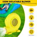 Bounce House Blower, Portable Air Blower for Inflatable, Powerful Inflatable Bubble House Blowers Fan Pump for Inflatable Bouncy Castle, Jumper, Water Slide