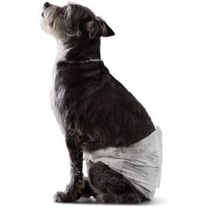 Amazon Basics Male Dog Diapers, 30 Count, Small, Ultra Absorbent Disposable Wrap with Secure Fit, Leakproof and Comfortable (Small (Pack of 30))