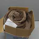 Bedsure GentleSoft Fleece Blanket Twin Size Brown - 300GSM Lightweight Plush Fuzzy Cozy Soft Warm Blanket for Bed, Sofa, Couch, Travel, Camping, 60x80 inches