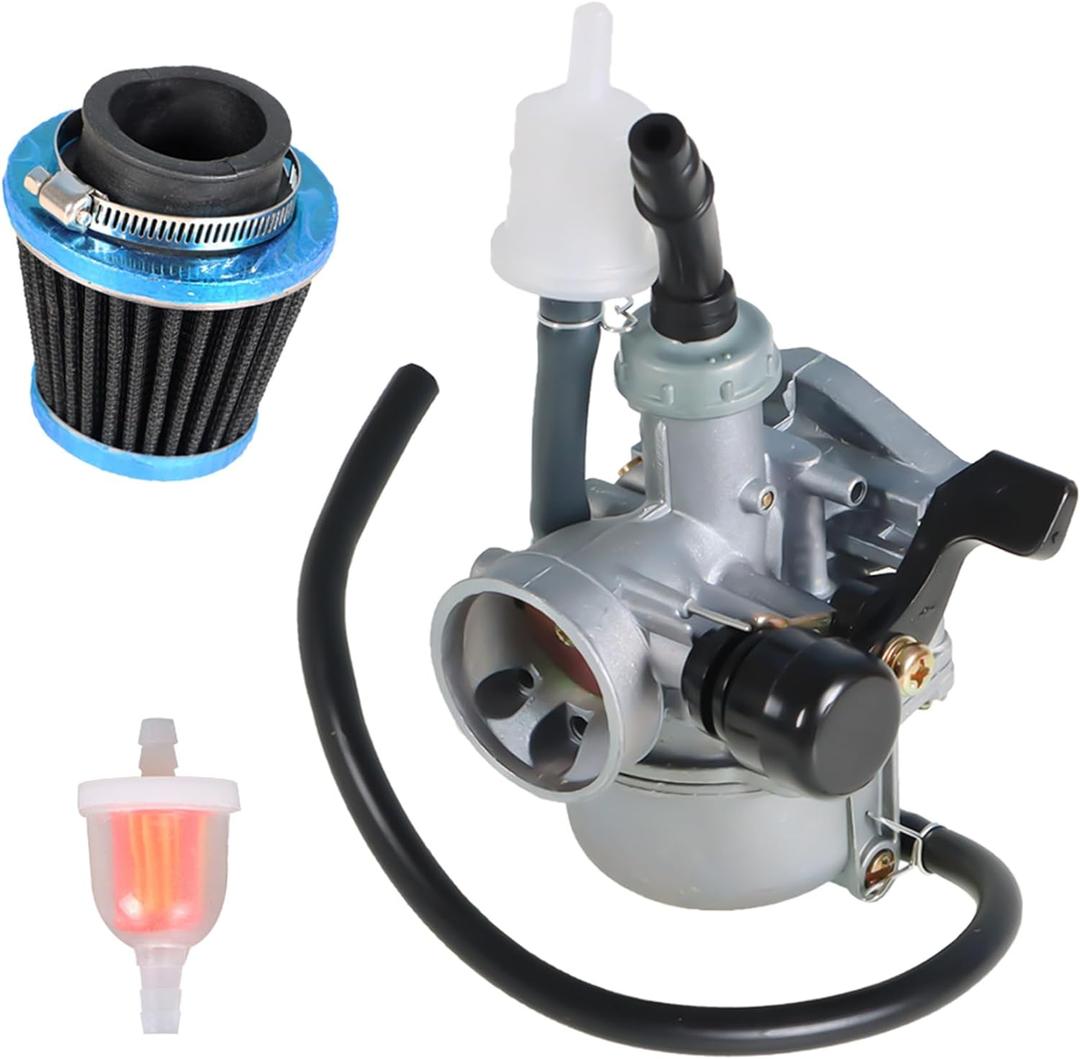 ALL-CARB PZ19 Carburetor 50cc 70cc 90cc 110cc 125cc Replacement for ATV Dirt Bike Go Kart with Air Filter