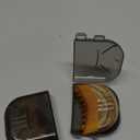 2PCS Lymphatic Contour Face Brush - Ultra-Soft Bristles for Facial Lymphatic Drainage, Chin & Jawline Sculpting, Ergonomic Design for Depuffing - Gua Sha Brush Alternative, Dry Brush for Face (1 inch)