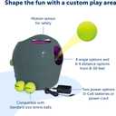 PetSafe Automatic Ball Launcher - Interactive Dog Toy for Enrichment - Tennis Balls Included - Motion Sensor Promotes Safe Play - Indoor & Outdoor - Adjustable Range - A/C Adaptor or Batteries