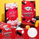 Teling 28 Set 2026 Graduation Gift Paper Bags with Stickers Congrats Grad Goodie Bag Thank You Candy Bags for Graduation Party Favor Decorations Supplies(Red)