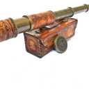 Nautical Handheld Pirate Brass Telescope with Box/Case,Sailor Home Decor Pirate Captain Boat (14") Rustic Vintage Home Decor