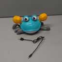 Control Future Crawling Crab Baby Toy - Infant Tummy Time Toys 3 4 5 6 7 8 9 10 11 12 Babies Boy 3-6 6-12 Learning Crawl 9-12 12-18 Walking Toddler 36 Months Old Music Development 1st Birthday Gifts (Green)