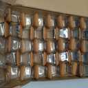 OCONDA 40 Pcs Chair Leg Floor Protectors for Hardwood Floors, Clear Rubber Furniture Sliders with Felt, Silicone Furniture Leg Caps Covers (Fit Square Diameter:1-1/16" to 1-7/16")