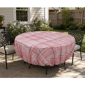Round Table Cover With Elastic Edge, 45 Inch Diameter