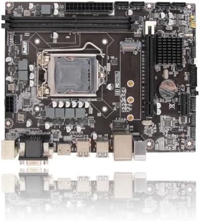 H310 Motherboard, LGA 1151 Motherboard for PC, Support 8 9 Generation (for Lvy Bridge) for Core CPU, Channel DDR4 Memory Slot