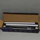 luckystyle Smart RGB+IC Corner Floor Lamp,Bright LED Tall Modern Floor Lamp with APP and Remote,Ambient Lighting Color Changing Standing Lamps with Music Mode and Timing for Living Room,Bedroom,Party (Black)