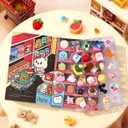 FUFUSQUISHY 30Pcs taba Squishy Toys Party Favors for Kids 4-8 8-12 Silicone Stress Relief Fidget Toys Treasure Box Classroom Birthday Xmax Gifts fufu Squishy