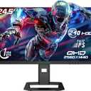 Titan Army 24.5 Inch 240Hz 1440p Gaming Monitor, QHD 2560 x 1440p Fast IPS Panel 1ms GTG Response Time, Adaptive Sync, 126% sRGB HDR, Low Blue Light VESA 100x100, P2510S