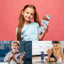 2 x Cute Sleeve for Owala Kids FreeSip 16oz, Neoprene Sweat-Wicking Material Insulated Cover Compatible with Owala Kids, Water Bottle Scratch Resistant Sleeve for Kids (Santa Claus)