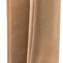 Women's Knee High Suede Boots for Women Wide Calf Square Toe Stiletto Heels Tall Boots Pull On High Heel Long Booties (10.5, Beige)