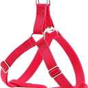 Plutus Pet Step in Dog Harness, Reflective, Adjustable, and Secure with Metal Buckles, Quick Fit Dog Harness for Puppy, Small, Medium and Large Dogs, Red, M