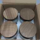 16oz 4 Pack Overnight Oats Containers with Lids, Glass Mason Jars with Acacia Wood Airtight Lids, Wide Mouth Meal Prep Storage Jars for Yogurt, Chia Pudding, Salad, Parfait, Snacks, Spice