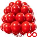 Red Balloon 110pcs, 12 Inch Thickened Red Latex Helium Balloons for Graduation Wedding Independence Day Valentine's Day Memorial Day Christmas Engagement Birthday Party Decorations