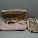 LOVEVOOK Travel Duffle Bag for Women, Weekender Overnight Bag with Shoe Compartment, Carry on Bag with Toiletry Bag, Gym Duffel Bag with Wet Pocket, Hospital Bags for Labor and Delivery 3 Pcs Set (X-Large, Light Pink)