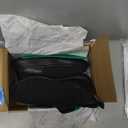 CENNID Women's Wide Toe Waterproof Chelsea Orthopedic Boots Ankle Slip on Booties Low Heel Comfortable Flat Lightweight Walking Boots, Black 7