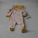 Gerber Baby Girls' 4 Pack Sleep 'N Play Footie 0-3 Months