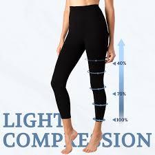 +MD Medical Compression Pantyhose for Women, 15-20mmHg Graduated Compression Tights, Footless Leggings for Leg Support
