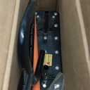 Lawn Aerator, 21 Pre-Assembled Metal Spikes, Automatic Dirt & Leaves Clean, Ergonomic Design, Soil Lawn Aerating Tools for Yard Lawn and Garden, Lawn Aerator Spikes aerating Tool