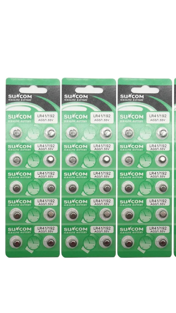 (3 pcs) AG1 Alkaline 1.5V Button Cell Battery Single Use V364 GP364 LR621W TR621 Watch Toys Remotes Cameras