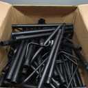 10 Pack String Light Poles for Outside, Adjustable Metal Patio Light Poles