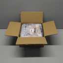 3x5 Area Rug Living Room Rugs - Washable Neutral Modern Abstract Soft Thin Rug Indoor Floor No Slip Rug Carpet for Bedroom Under Dining Table Home Office Decor - Blue White