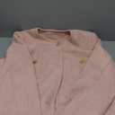 Women's Tweed Jackets Long Sleeve Business Button Down Casual Cropped Blazer with Pockets, Size XL