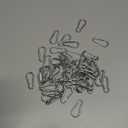 Carabiner, Heavy Duty Galvanized Steel Spring Snap Hook Carabiner Clips with 220LBS Holding Capacity, Ideal for Outdoor, Hammock, Swing and Travel (M5 2Inch, 50PCS)