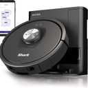 Shark RV2310AE Matrix Self-Emptying Robot Vacuum with Bagless, 45-Day Capacity, Self-Cleaning Brushroll for Pet Hair, No Spots Missed on Carpets & Hard Floors, Precision Home Mapping, Wi-Fi, Black