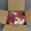 Moinlizy Wearable Blanket Hoodie, Long Thick Hooded Blanket Oversized for Adults Women Men with Pocket and Sleeves (Red Xmas)